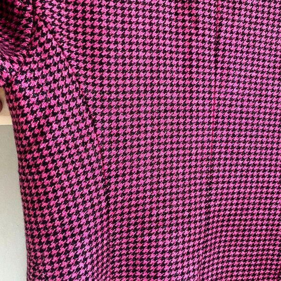 NWT Revolve L'AGENCE Chamberlain Black + Pink Houndstooth Blazer - Picture 8 of 10